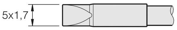 JBC - C245-069 - Spezial-Lötspitze für großflächigen Zinnauftrag