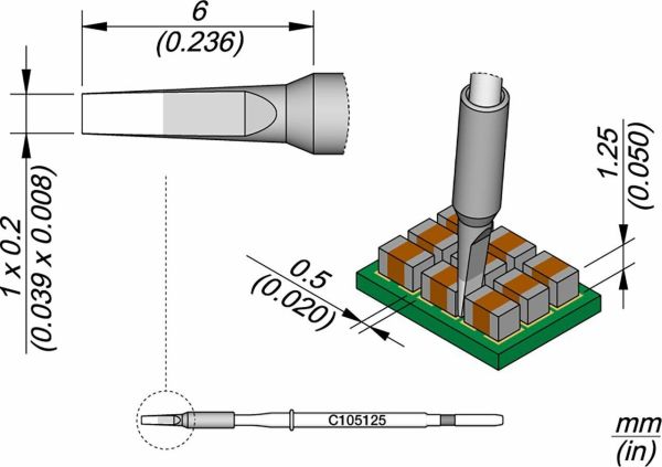 JBC - C105-125 - Löt-/Entlötspitze, meißelförmig, 1 x 0,2mm.jpg