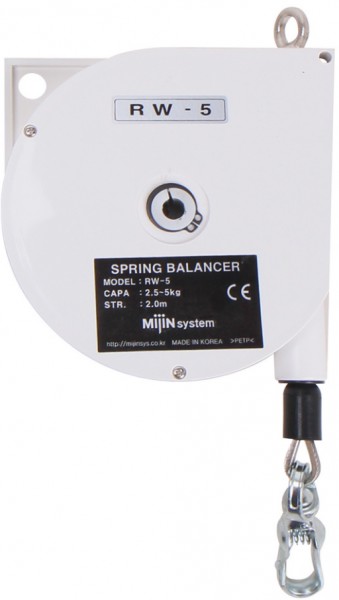 Spring Balancer RW-5, 2,5 - 5,0kg, Seillänge 2,0m