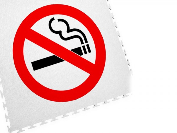 ECOTILE Bodenmarkierungsfliese LOGO Rauchen verboten, T=7mm