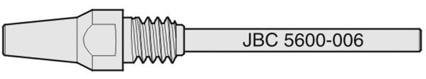 JBC - C560-006 - Entlötdüse für Pin, max. Ø 1,7mm