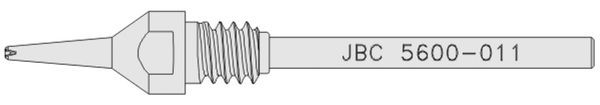 JBC - C560-011 - Entlötdüse für Padreinigung, Ø 0,6mm
