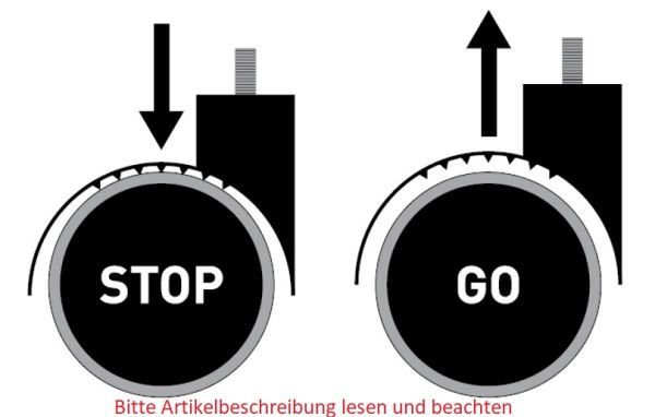 BIMOS Sitz-Stopp-Rollen statt Gleiter